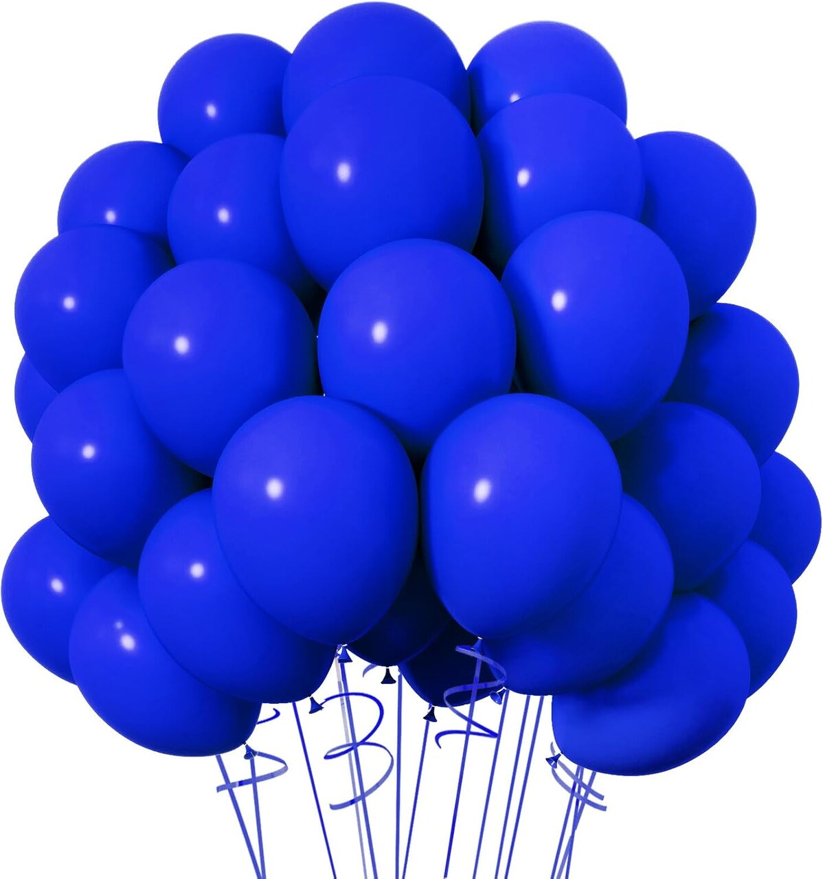 20pcs Royal Blue Balloons 12 Inches Latex Balloons, Matte Royal Blue Balloons for Birthday Baby Shower Graduation Anniversary Wedding Party Supplies Garland Arch Decoration